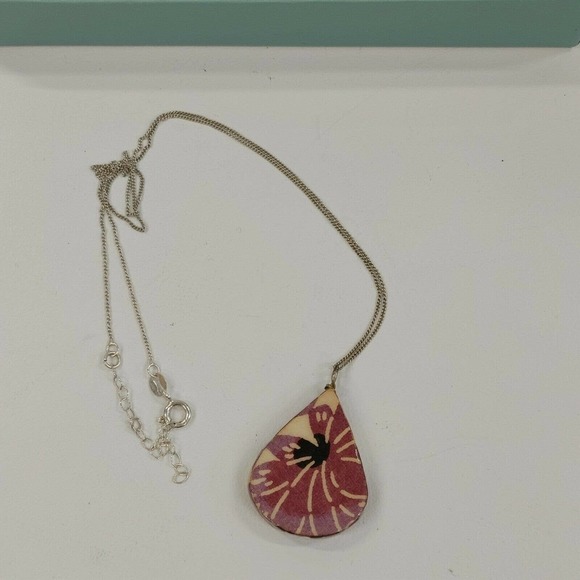 Anna V. Jewelry - NIB Anna V. LOTUS Paper Necklace, Sterling Silver, Anniversary Pendant, …